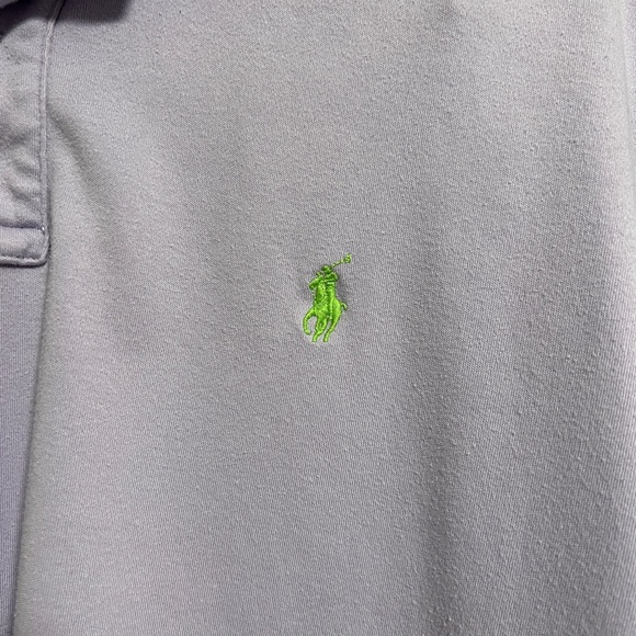 Polo Ralph Lauren Lavender Short Sleeve Collared Shirt Men’s  XL - Picture 5 of 5